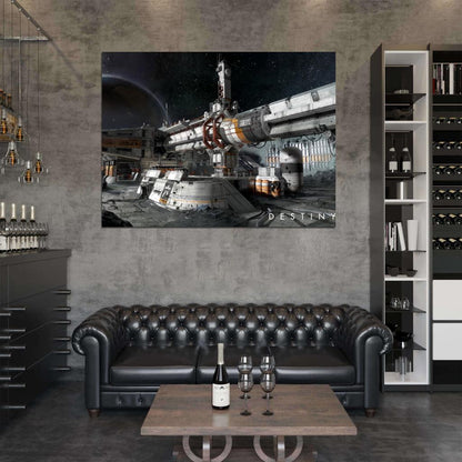 Destiny Moon Base Video Game Wall Art Print Poster