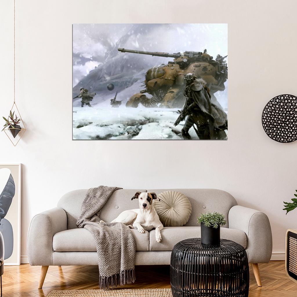 Destiny The Fallen Snow Video Game Wall Art Print Poster