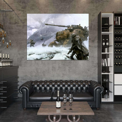 Destiny The Fallen Snow Video Game Wall Art Print Poster