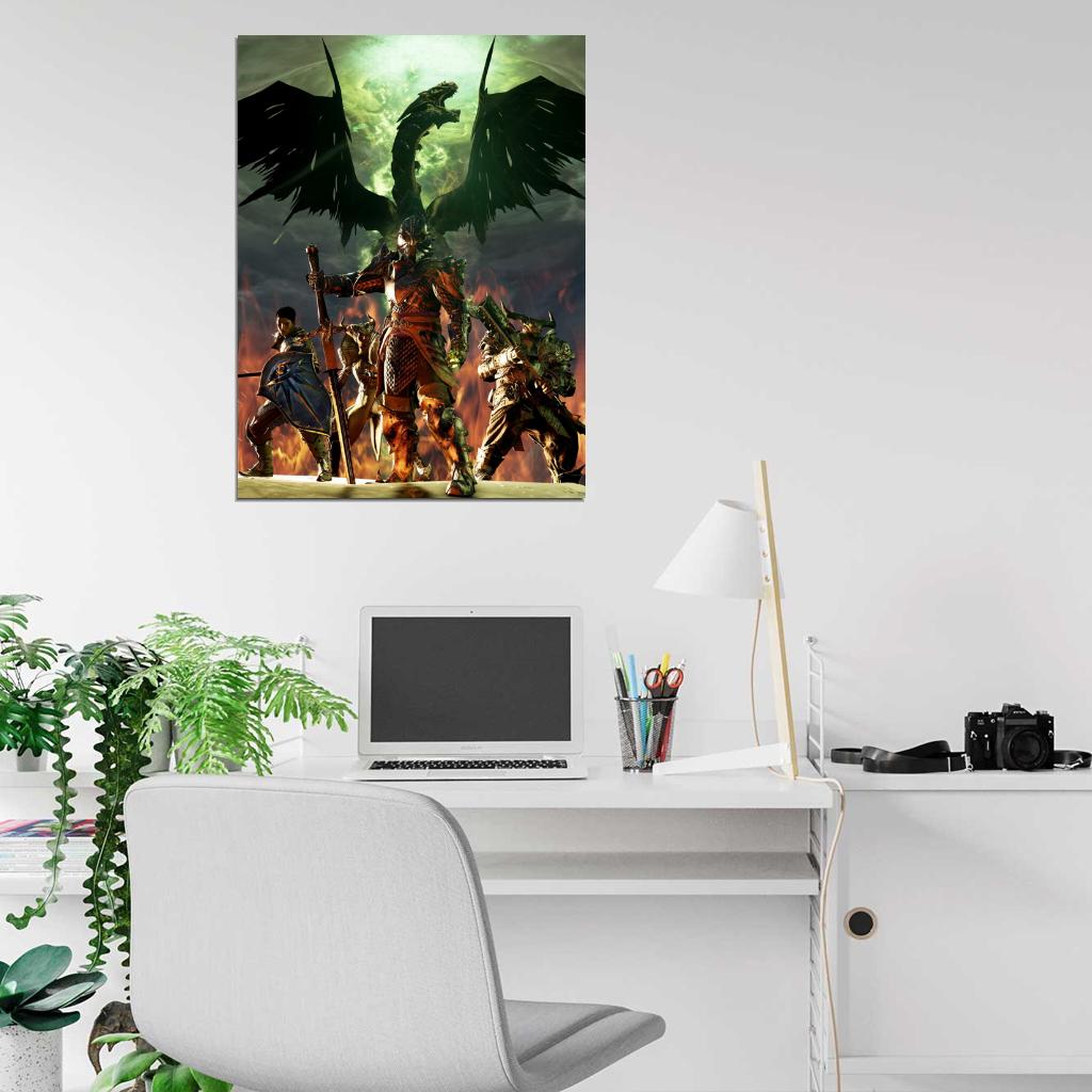 Dragon Age Inquisition Characters Awesome Game Wall Art Print Poster