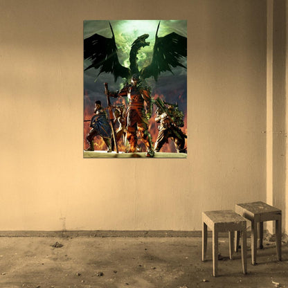Dragon Age Inquisition Characters Awesome Game Wall Art Print Poster