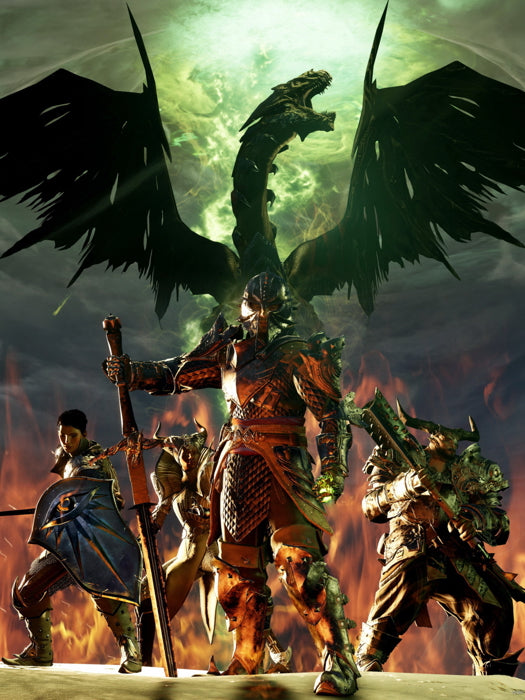 Dragon Age Inquisition Characters Awesome Game Wall Art Print Poster