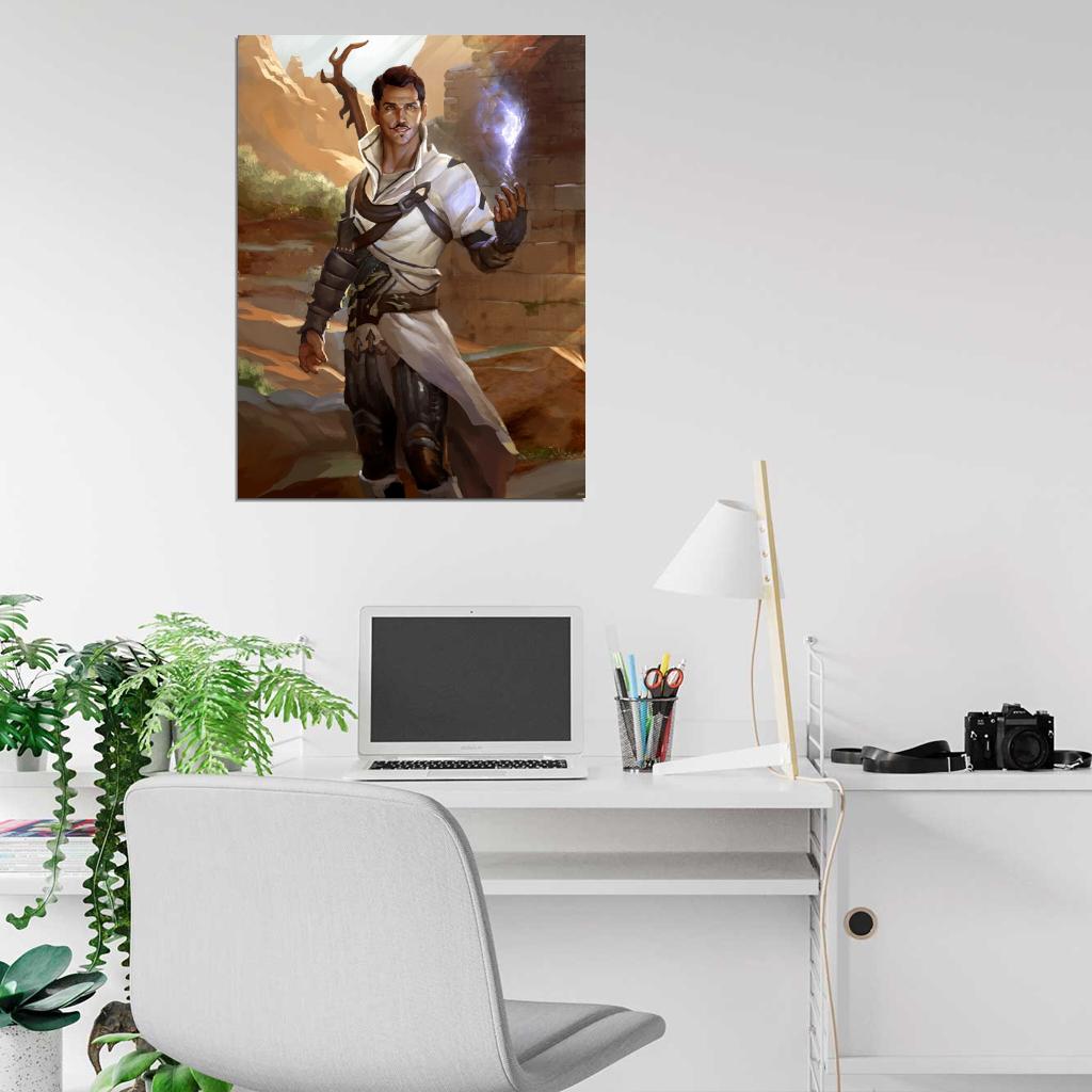 Dragon Age Inquisition Dorian Pavus Game Art Wall Art Print Poster