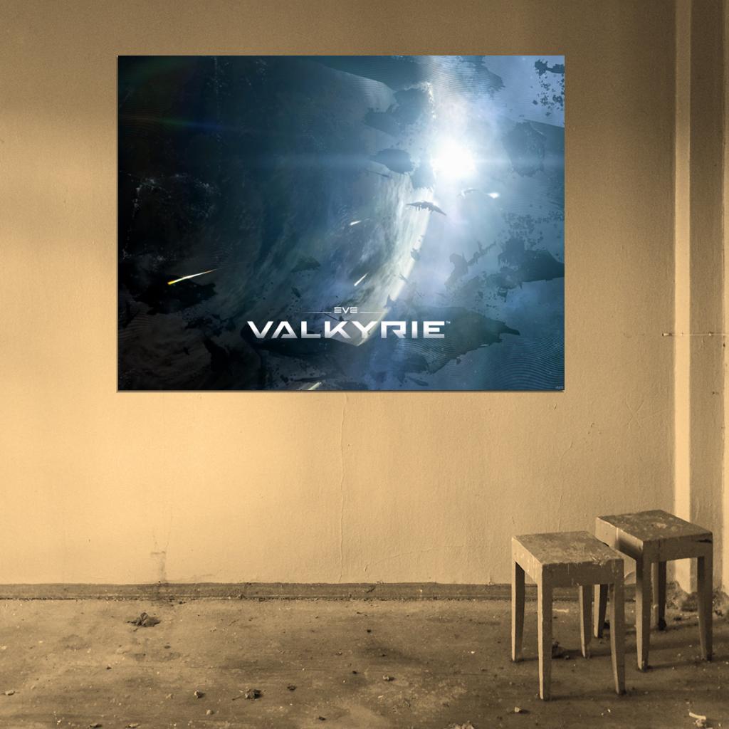 Eve Valkyrie Video Game Art Wall Art Print Poster