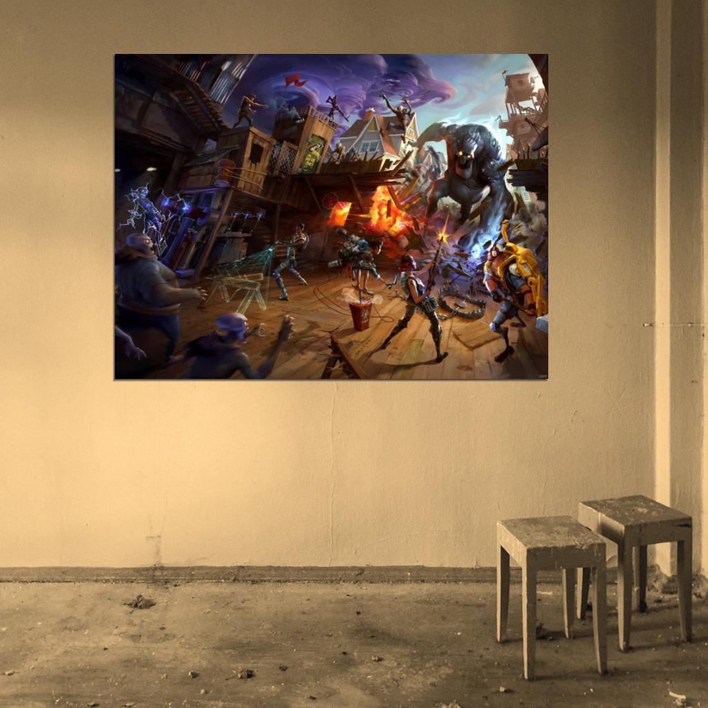 Fortnite Epic Awesome Video Game Wall Art Print Poster