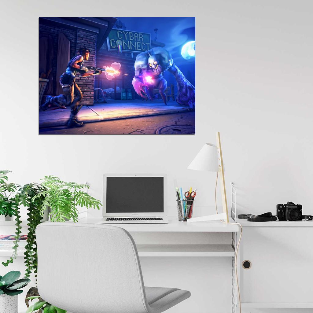 Fortnite Epic Monster Video Game Wall Art Print Poster