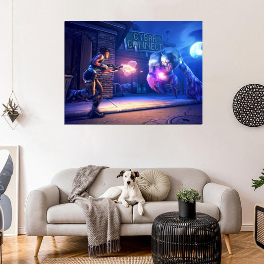 Fortnite Epic Monster Video Game Wall Art Print Poster