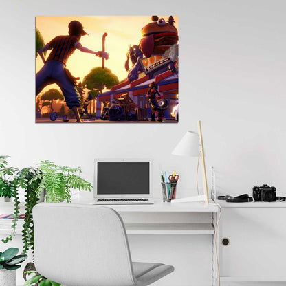 Fortnite Cool Epic Video Game Wall Art Print Poster