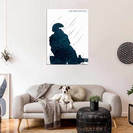 Halo Into Hell Video Game Art Wall Art Print Poster