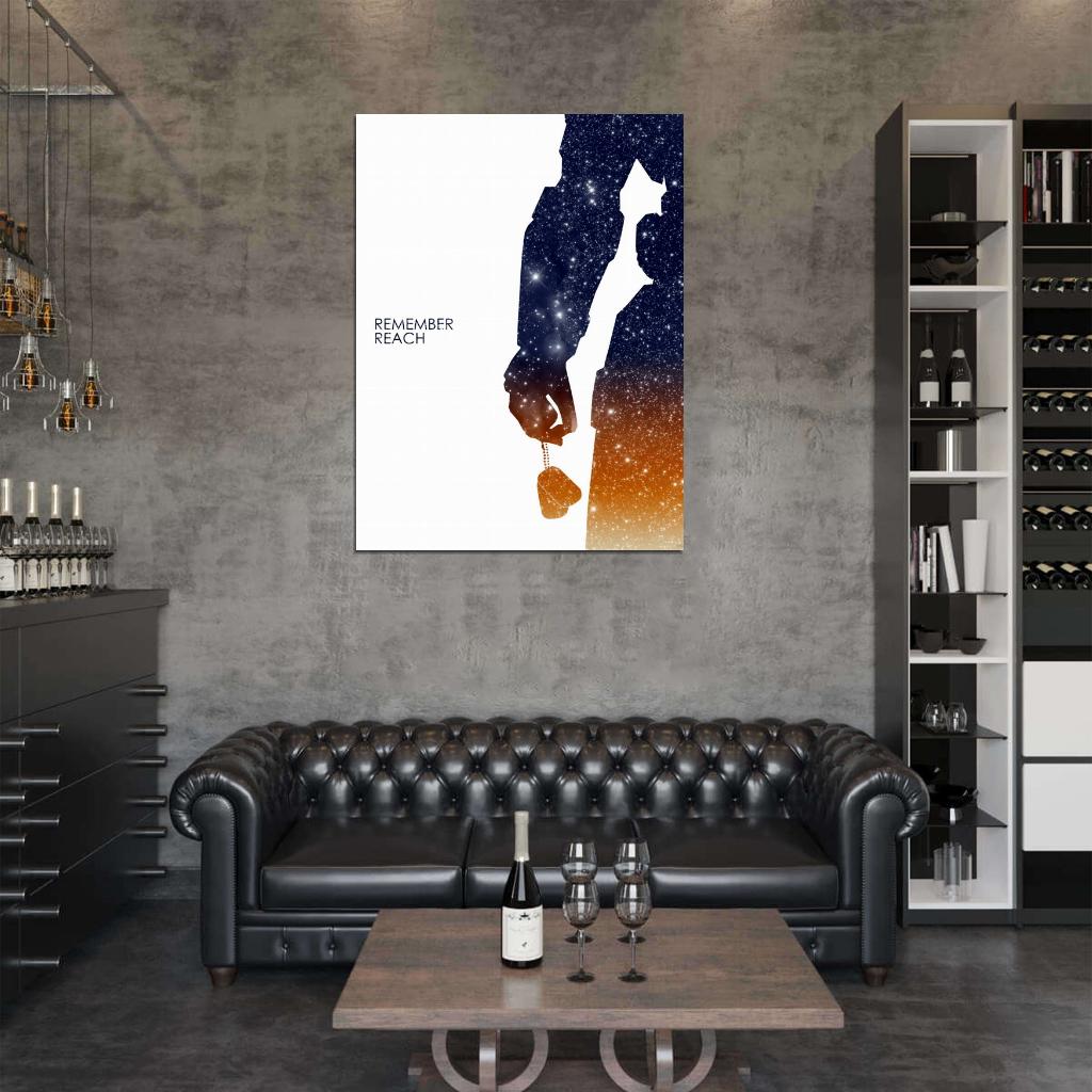 Halo Reach Video Game Art Wall Art Print Poster