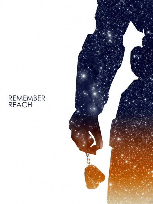 Halo Reach Video Game Art Wall Art Print Poster