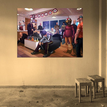 Hitman Characters Video Game Wall Art Print Poster