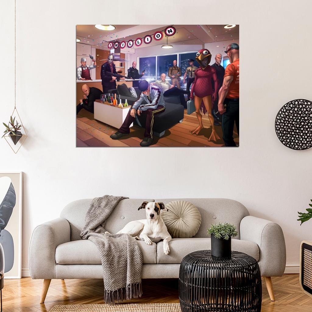 Hitman Characters Video Game Wall Art Print Poster