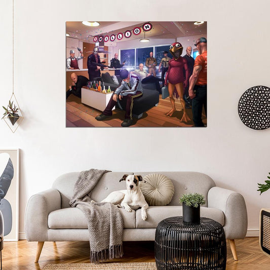 Hitman Characters Video Game Wall Art Print Poster