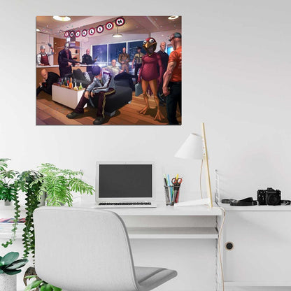 Hitman Characters Video Game Wall Art Print Poster