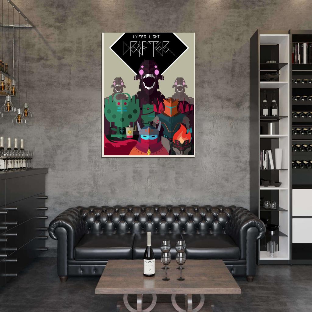 Hyper Light Drifter Characters Amazing Video Game Wall Art Print Poster