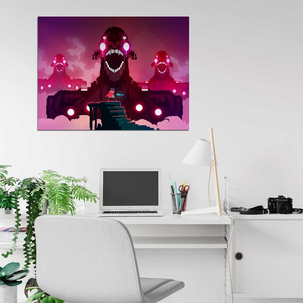 Hyper Light Drifter Video Game Wall Art Print Poster