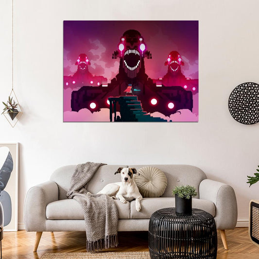 Hyper Light Drifter Video Game Wall Art Print Poster
