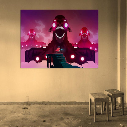 Hyper Light Drifter Video Game Wall Art Print Poster
