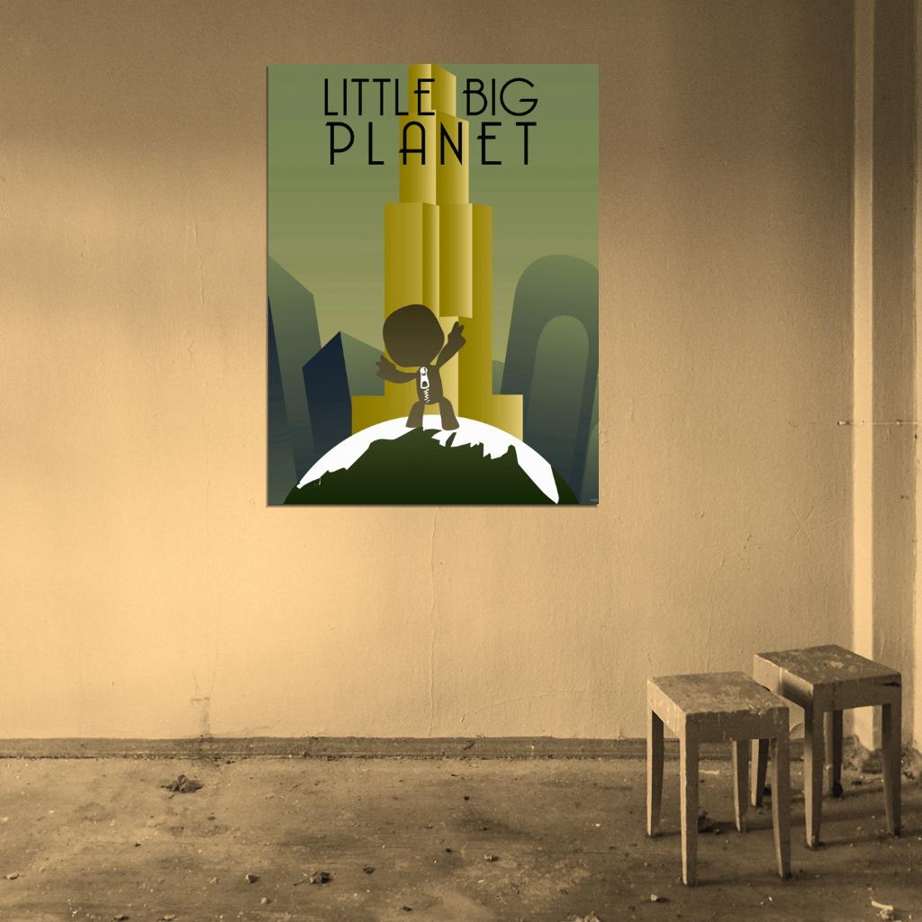 Little Big Planet Video Game Wall Art Print Poster