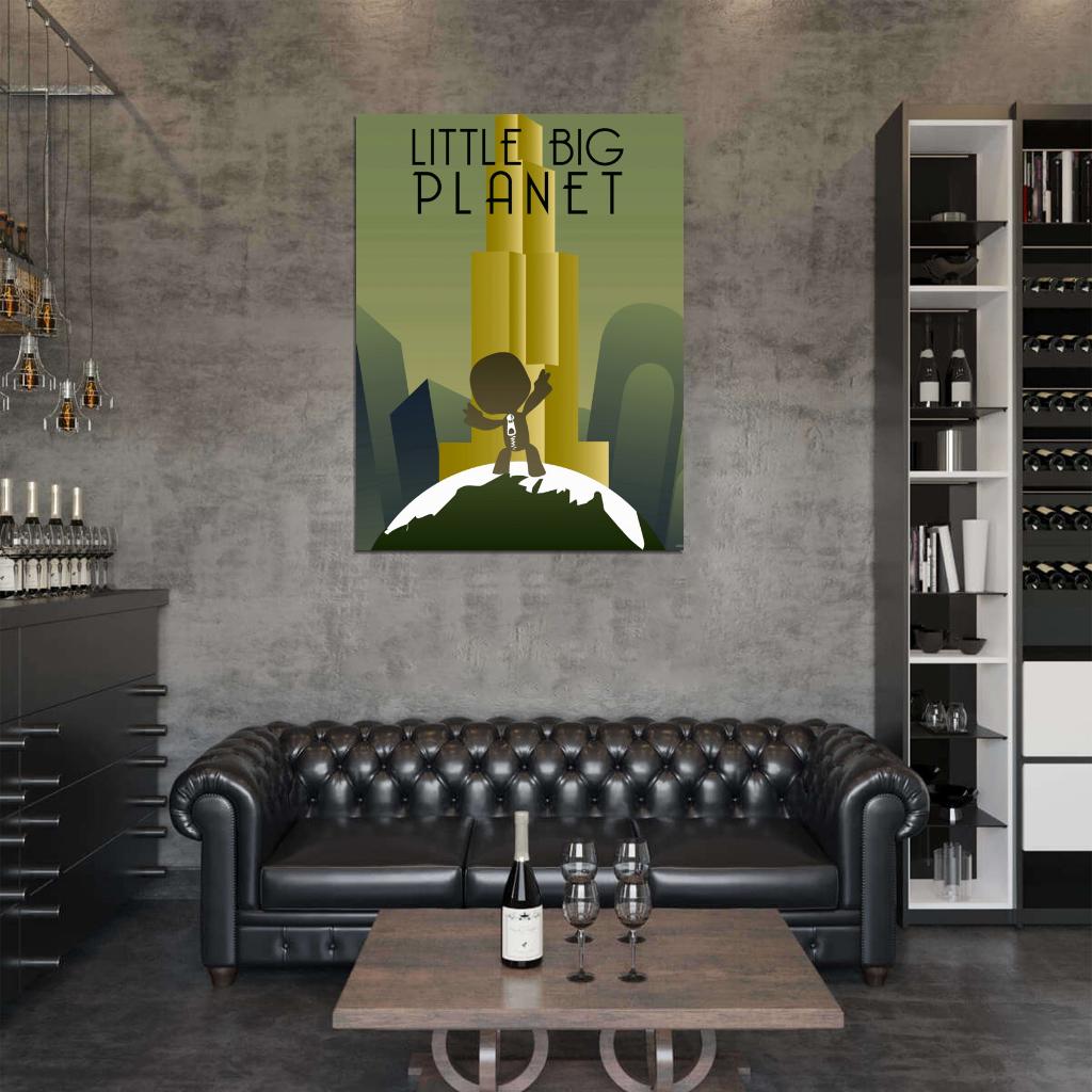 Little Big Planet Video Game Wall Art Print Poster