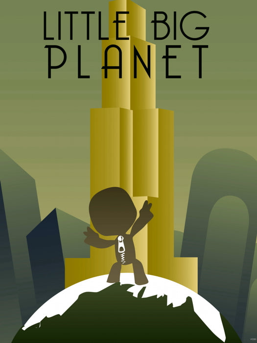 Little Big Planet Video Game Wall Art Print Poster