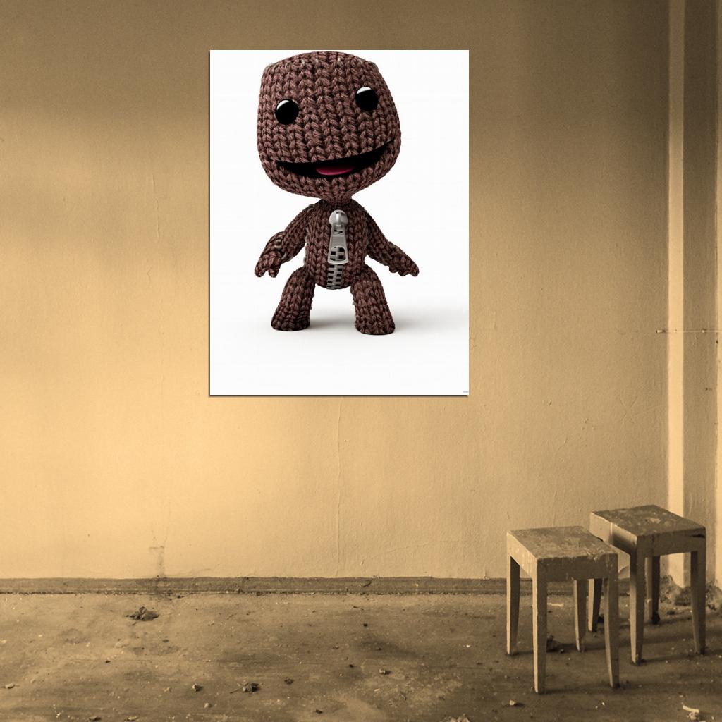 Little Big Planet Sackboy Video Game Wall Art Print Poster