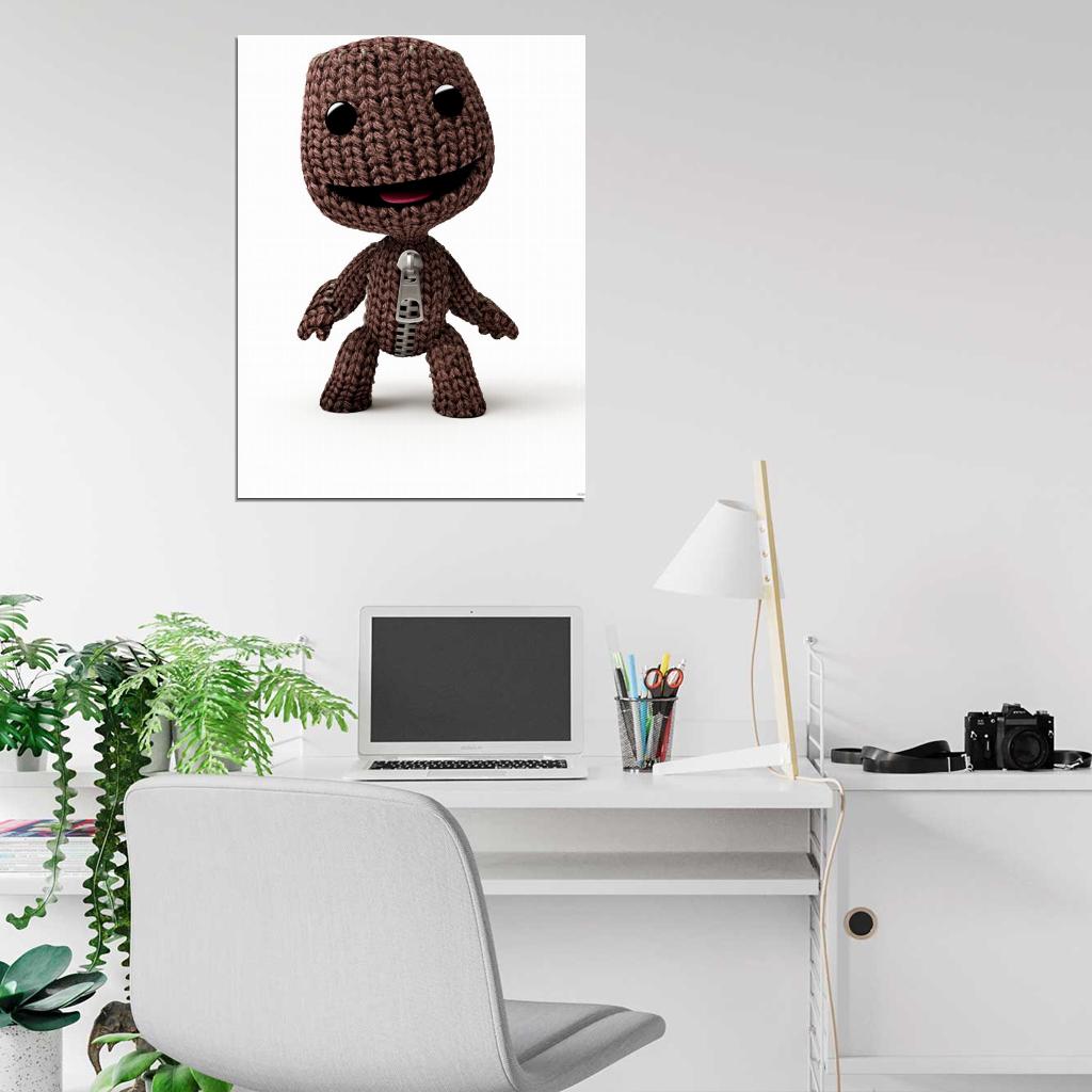 Little Big Planet Sackboy Video Game Wall Art Print Poster