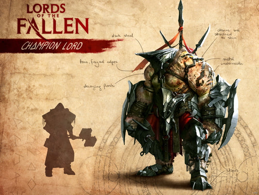 Lords Of The Fallen Champion Lord Video Game Wall Art Print Poster