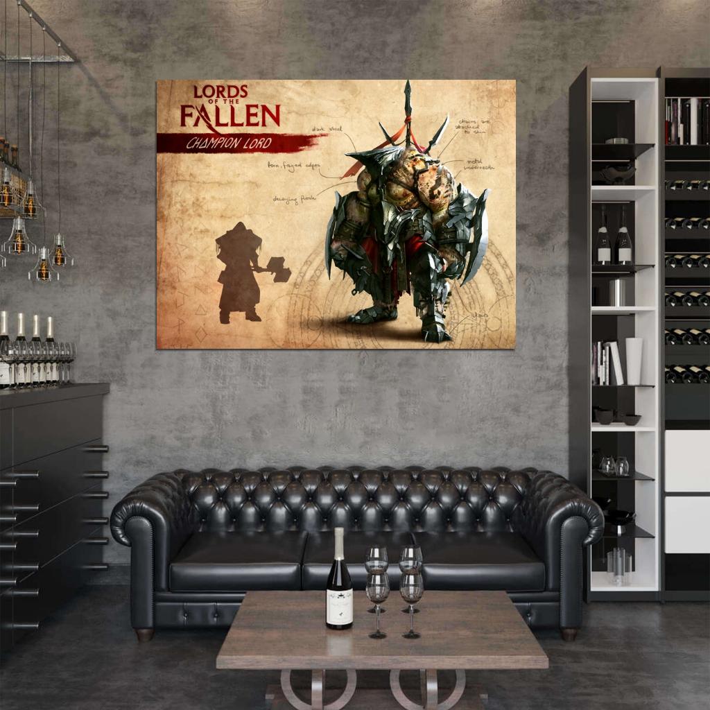 Lords Of The Fallen Champion Lord Video Game Wall Art Print Poster