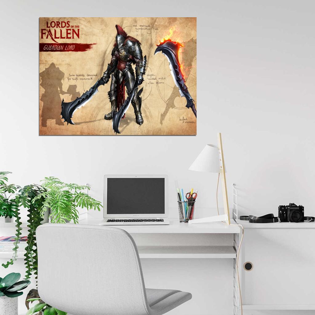 Lords Of The Fallen Guardian Lord Video Game Wall Art Print Poster