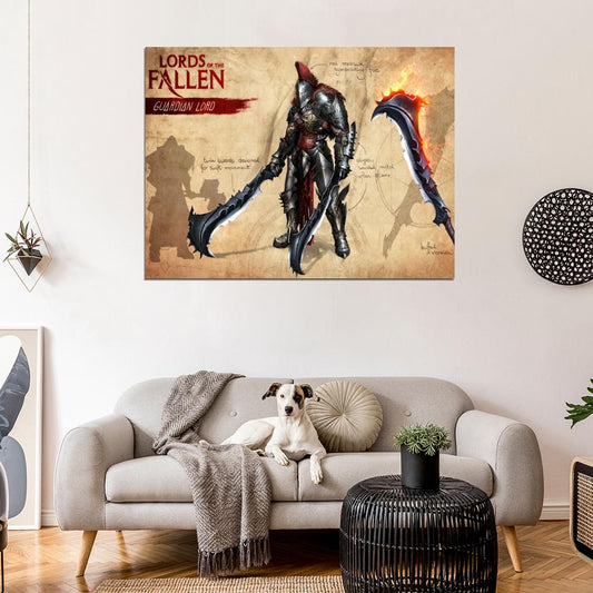 Lords Of The Fallen Guardian Lord Video Game Wall Art Print Poster