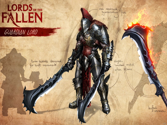 Lords Of The Fallen Guardian Lord Video Game Wall Art Print Poster