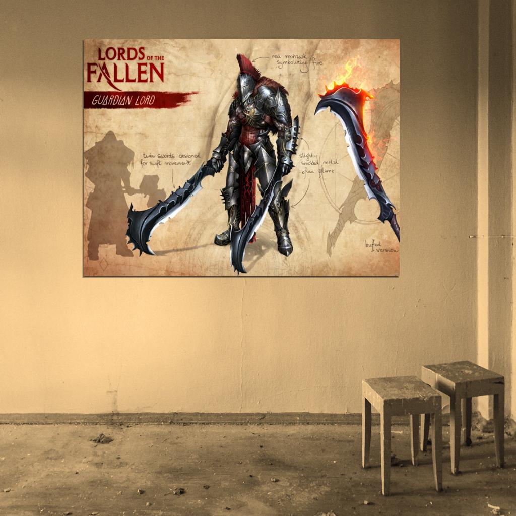 Lords Of The Fallen Guardian Lord Video Game Wall Art Print Poster