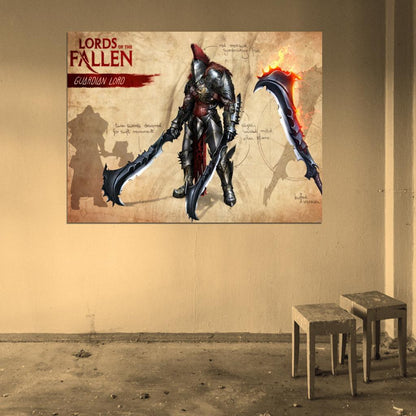Lords Of The Fallen Guardian Lord Video Game Wall Art Print Poster