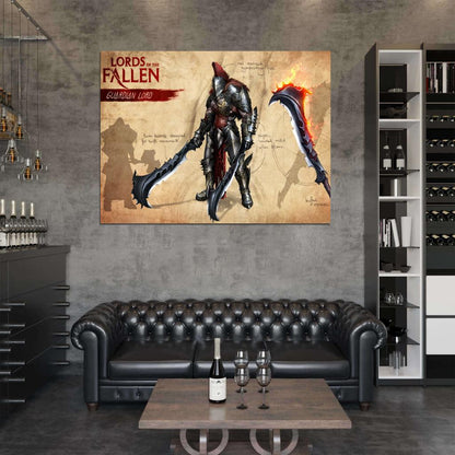Lords Of The Fallen Guardian Lord Video Game Wall Art Print Poster