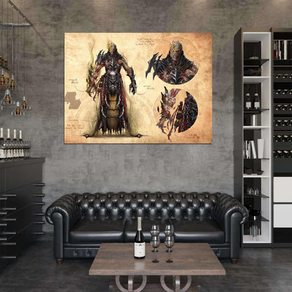 Lords Of The Fallen Rhogar Infestor Video Game Wall Art Print Poster