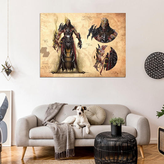 Lords Of The Fallen Rhogar Infestor Video Game Wall Art Print Poster