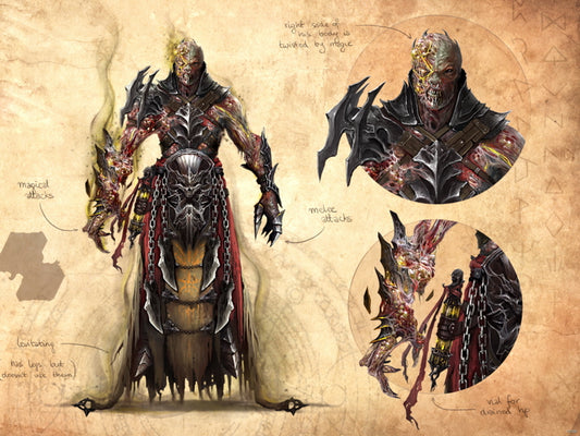 Lords Of The Fallen Rhogar Infestor Video Game Wall Art Print Poster