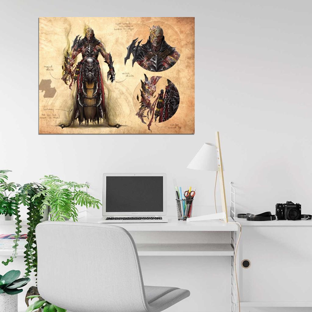 Lords Of The Fallen Rhogar Infestor Video Game Wall Art Print Poster