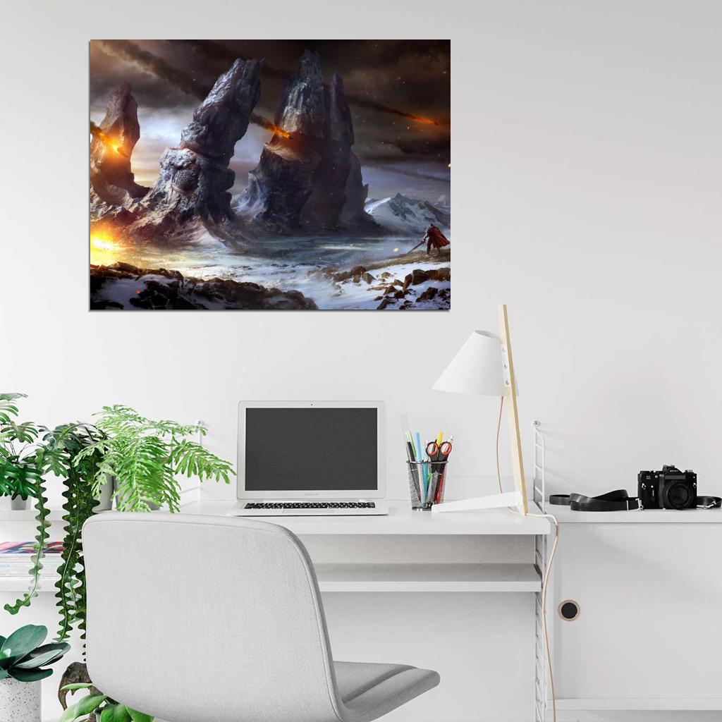 Lords Of The Fallen Landscape Video Game Wall Art Print Poster