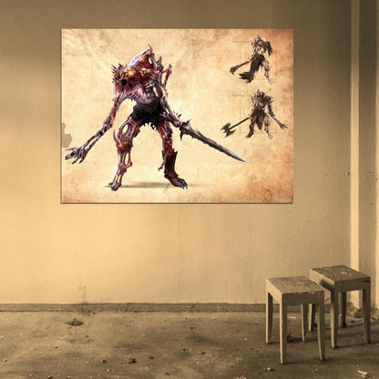 Lords Of The Fallen Infested Video Game Wall Art Print Poster