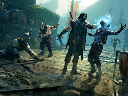 Middle-Earth Shadow Of Mordor Monster Fight Wall Art Print Poster