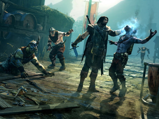 Middle-Earth Shadow Of Mordor Monster Fight Wall Art Print Poster