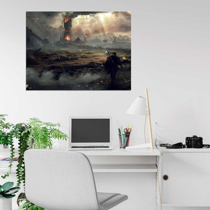 Middle-Earth Shadow Of Mordor Landscape Game Wall Art Print Poster