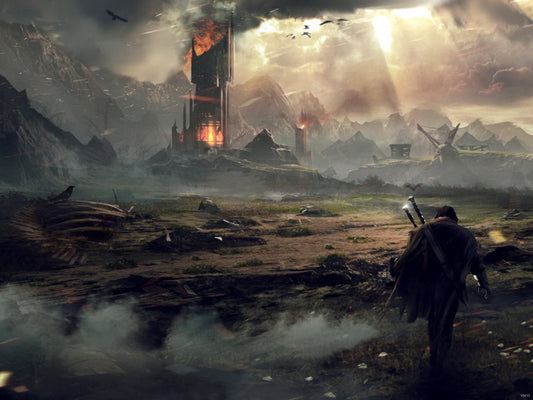 Middle-Earth Shadow Of Mordor Landscape Game Wall Art Print Poster