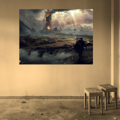 Middle-Earth Shadow Of Mordor Landscape Game Wall Art Print Poster