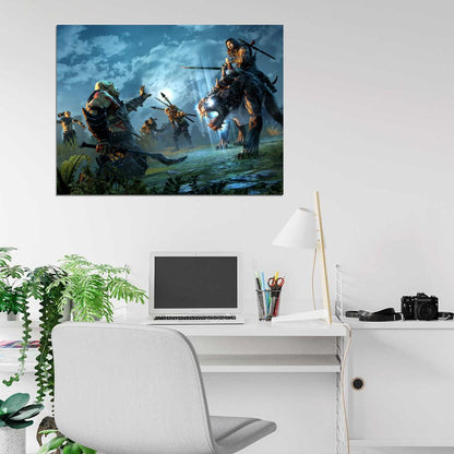 Middle-Earth Shadow Of Mordor Fight Game Wall Art Print Poster