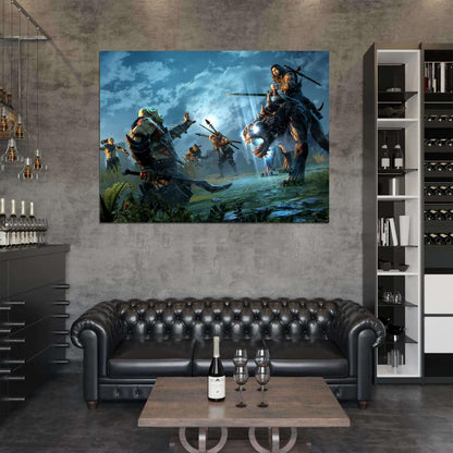 Middle-Earth Shadow Of Mordor Fight Game Wall Art Print Poster