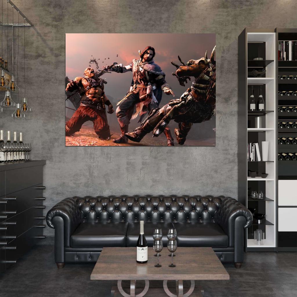 Middle-Earth Shadow Of Mordor Video Game Wall Art Print Poster
